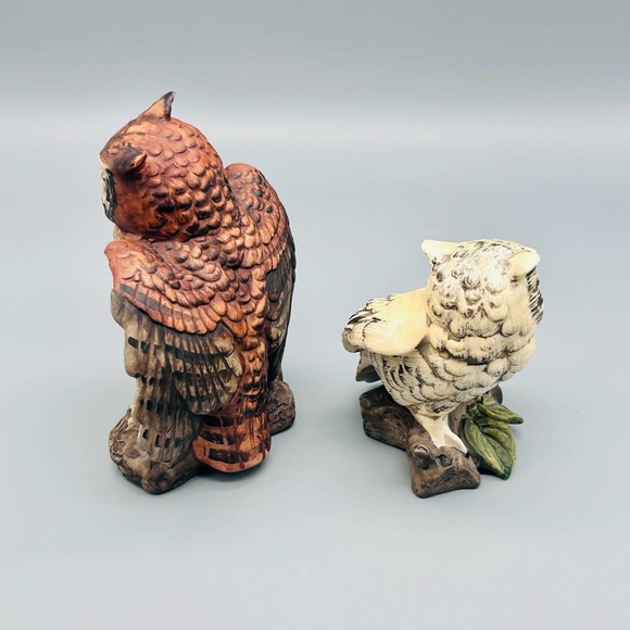 Vintage UCTCI Pair Of Ceramic Owls Made in Japan - Picture 4 of 10
